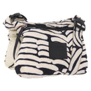 CHANEL Chanel Sports Shoulder Bag Reversible White Zebra CC Auth BA14015-1