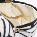 CHANEL Chanel Sports Shoulder Bag Reversible White Zebra CC Auth BA14015-21