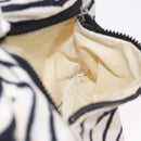 CHANEL Chanel Sports Shoulder Bag Reversible White Zebra CC Auth BA14015-24