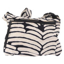 CHANEL Chanel Sports Shoulder Bag Reversible White Zebra CC Auth BA14015-3