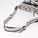 CHANEL Chanel Sports Shoulder Bag Reversible White Zebra CC Auth BA14015-8
