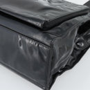 CHANEL Tote Bag Patent Black Gold CC Auth BA14016-15