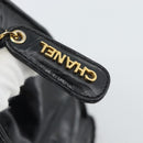 CHANEL Tote Bag Patent Black Gold CC Auth BA14016-9