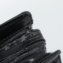 CHANEL Tote Bag Patent Black Gold CC Auth BA14016-10