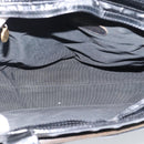 CHANEL Tote Bag Patent Black Gold CC Auth BA14016-11