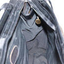 CHANEL Tote Bag Patent Black Gold CC Auth BA14016-20