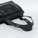 CHANEL Tote Bag Patent Black Gold CC Auth BA14016-7