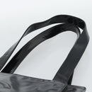 CHANEL Tote Bag Patent Black Gold CC Auth BA14016-14