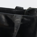 CHANEL Tote Bag Patent Black CC Auth BA14017-9