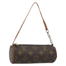 LOUIS VUITTON Monogram Papillon Pouch LV Auth BA14019-1