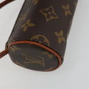 LOUIS VUITTON Monogram Papillon Pouch LV Auth BA14019-14
