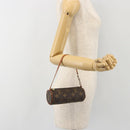 LOUIS VUITTON Monogram Papillon Pouch LV Auth BA14019-18
