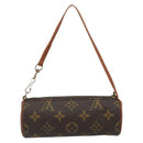LOUIS VUITTON Monogram Papillon Pouch LV Auth BA14019-2