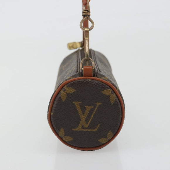 LOUIS VUITTON Monogram Papillon Pouch LV Auth BA14019