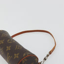 LOUIS VUITTON Monogram Papillon Pouch LV Auth BA14019-8