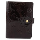 LOUIS VUITTON Monogram Vernis Agenda PM Amarante R21026 LV Auth BA14020-13