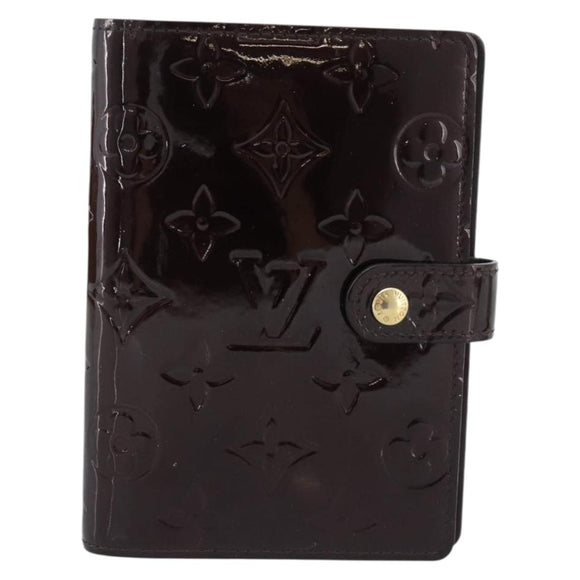 LOUIS VUITTON Monogram Vernis Agenda PM Amarante R21026 LV Auth BA14020