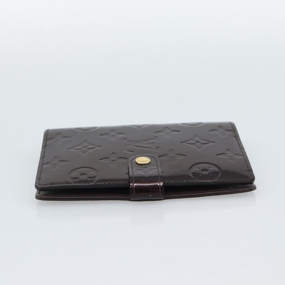 LOUIS VUITTON Monogram Vernis Agenda PM Amarante R21026 LV Auth BA14020