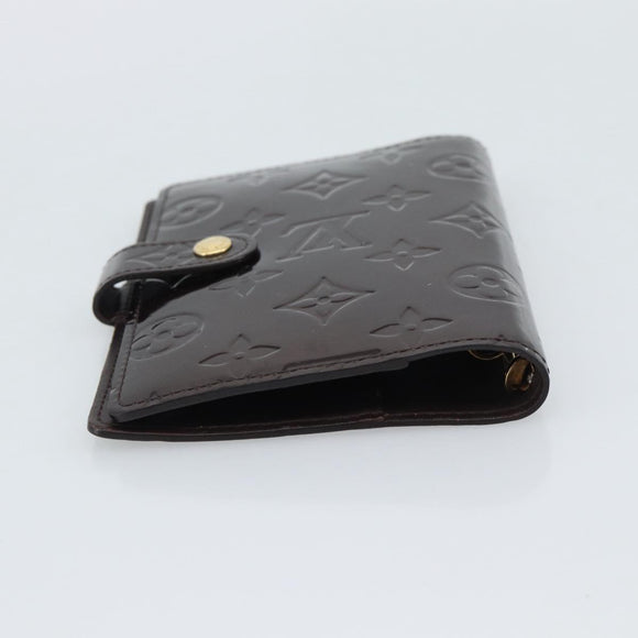LOUIS VUITTON Monogram Vernis Agenda PM Amarante R21026 LV Auth BA14020