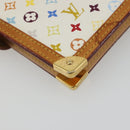 LOUIS VUITTON Monogram Multicolor Agenda PM White R20896 LV Auth BA14021-16