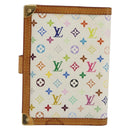 LOUIS VUITTON Monogram Multicolor Agenda PM White R20896 LV Auth BA14021-2
