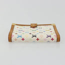 LOUIS VUITTON Monogram Multicolor Agenda PM White R20896 LV Auth BA14021-4