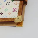 LOUIS VUITTON Monogram Multicolor Agenda PM White R20896 LV Auth BA14021-7