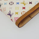 LOUIS VUITTON Monogram Multicolor Agenda PM White R20896 LV Auth BA14021-14