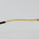 CELINE C Macadam Rimless Sunglasses Metal Brown Gold Auth BA14022V-11