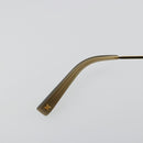 LOUIS VUITTON Desmayo Cat Eye Sunglasses Metal Brown Gold Z0051U Auth BA14024M-17