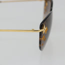 LOUIS VUITTON Desmayo Cat Eye Sunglasses Metal Brown Gold Z0051U Auth BA14024M-8