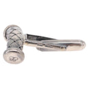 BOTTEGA VENETA INTRECCIATO Cuffs & Cuff Case Silver Ag925 Auth BA14025V-18
