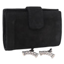 BOTTEGA VENETA INTRECCIATO Cuffs & Cuff Case Silver Ag925 Auth BA14025V-1