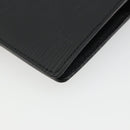 LOUIS VUITTON Epi Agenda PM Day Planner Cover Black R20052 LV Auth BA14026-16