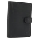 LOUIS VUITTON Epi Agenda PM Day Planner Cover Black R20052 LV Auth BA14026-1