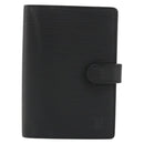LOUIS VUITTON Epi Agenda PM Day Planner Cover Black R20052 LV Auth BA14026-13