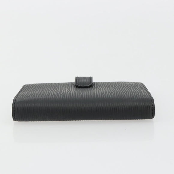 LOUIS VUITTON Epi Agenda PM Day Planner Cover Black R20052 LV Auth BA14026
