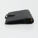 LOUIS VUITTON Epi Agenda PM Day Planner Cover Black R20052 LV Auth BA14026-5