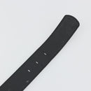 Salvatore Ferragamo Double Gancini Belt Leather Navy Gold Auth BA14028-8