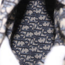 Christian Dior Oblique Jacquard Lady Dior Medium Rattan Navy Auth BA14029SAM-11