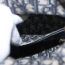 Christian Dior Oblique Jacquard Lady Dior Medium Rattan Navy Auth BA14029SAM-25