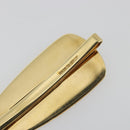 Miu Miu Barrette Hair Clip Metal Red Gold Auth BA14031M-10