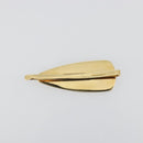 Miu Miu Barrette Hair Clip Metal Red Gold Auth BA14031M-6