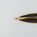 Miu Miu Barrette Hair Clip Metal Red Gold Auth BA14031M-7