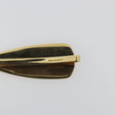 Miu Miu Barrette Hair Clip Metal Red Gold Auth BA14031M-9