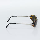 CARTIER Tortoise Sunglasses Metal Brown Silver Auth BA14032V-4