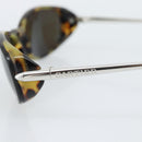 CARTIER Tortoise Sunglasses Metal Brown Silver Auth BA14032V-7