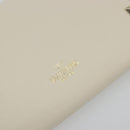 VALENTINO Rock Studs Wallet Leather Ivory Gold Auth BA14034M-17
