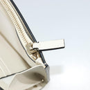 VALENTINO Rock Studs Wallet Leather Ivory Gold Auth BA14034M-10