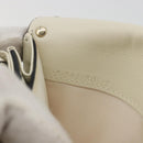VALENTINO Rock Studs Wallet Leather Ivory Gold Auth BA14034M-12